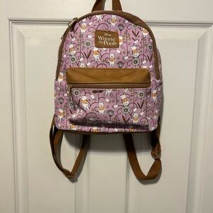 Winnie the Pooh Pink and Brown Mini Backpack